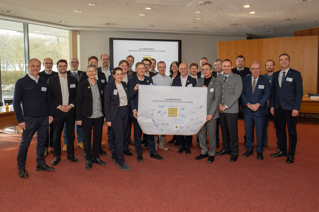 Vertragspartner Projekt Campus DOK Unterzeichnung HSU Bundeswehr IPA Vertragspartner Projekt Campus DOK Unterzeichnung HSU Bundeswehr IPA